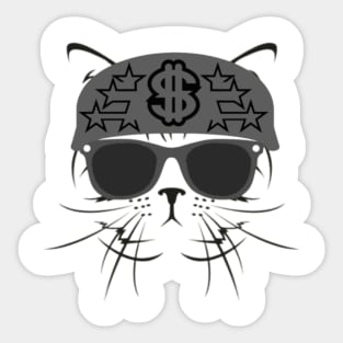 Cool Cat Sticker